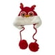 thumbnail image 2 of Sombrero de danza del león chino con dibujos animados para esquiar, accesorio para la cabeza para niños, niñas y niños. rojo, 2 of 9