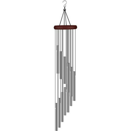 12 Tubes Wind Chimes Aluminum Tube + Pine Metal Pipe Wind Chimes Bells Decor