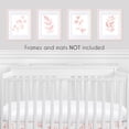 thumbnail image 4 of Sweet Jojo Designs Botanical Pink and White Unframed Wall Art Print 4 Piece Set, 4 of 6