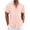 Pink, variant on Men's Short Sleeve Linen Cuban Shirt Lightweight Button Down Guayabera Shirts Work Casual Turn-down Collar Shirts
