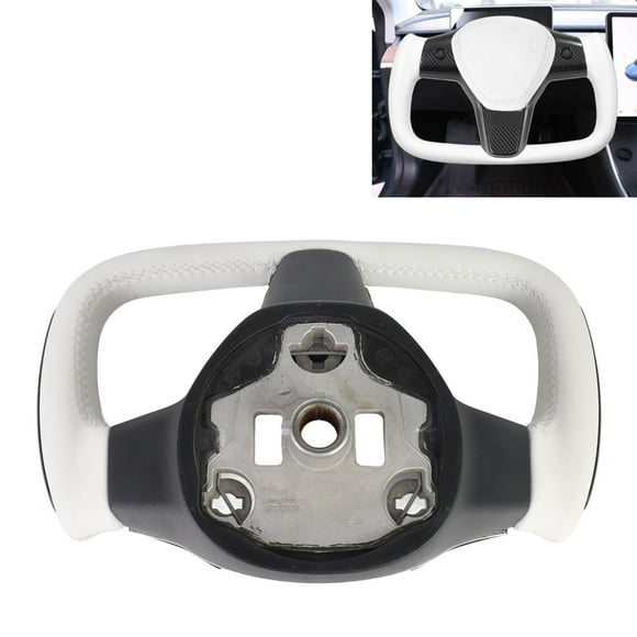 Driving Steering Wheel, Heated Comfortable Grasp Car Steering Wheel Environmentally Friendly with Bright Carbon Fiber Trims for Vehicle