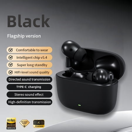 General 2026 New TWS Wireless Headset Earbuds - Unrivalled true wireless freedom ergonomics for ultimate comfort and HIFI sound with Bass, ACC Stereo HD Calling and - Ideal for Android for iPhone