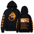 thumbnail image 3 of Harajuku Demon Slayer Plus Hoodie Kamado Nezuko Graphic Print Women Sweatshirts Long Sleeve Fashion Female Streetwear, 3 of 4