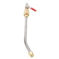 thumbnail image 1 of Curved Pressure Washer Extension Wand with Ball Valve Power Washer Gutter Cleaner Attachment for Cleaning Vehicles Yards Metal, 1 of 7