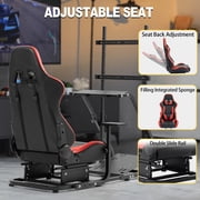Marada Racing Simulator Cockpit with Monitor Stand, Gaming Chair for G923 G920 T500 Fanatec T3PA/Tgt