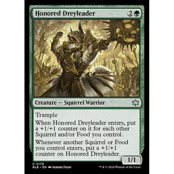 MtG Bloomburrow Uncommon Honored Dreyleader #178