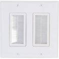 thumbnail image 2 of Buyer's Point Dual Brush Wall Plate with Kit [UL Listed] White, 2 of 7