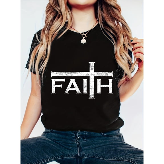 Christian Faith And Cross Jesus Believer Gift For Men Women T-Shirt