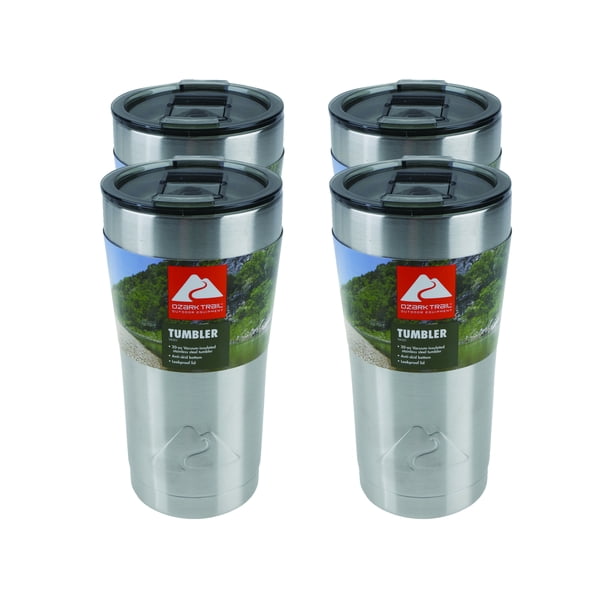 ozark trail double wall vacuum sealed stainless steel coffee mug