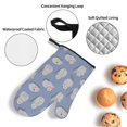 thumbnail image 3 of Fotbe Cute Fat Cat for 4Pcs Oven Mitts and Pot Holders, 500℉ Heat Resistant Oven Mitts , Non-Slip Silicone Surface Safe for Baking, Cooking, BBQ, 3 of 6