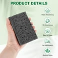 thumbnail image 2 of Uxcell 12-Pack Kitchen Sponges, Condense Eco Cellulose Non-Scratch Scrub Heavy Sponge Clean Tough Messes Dish Scrubber [Negro], 2 of 6