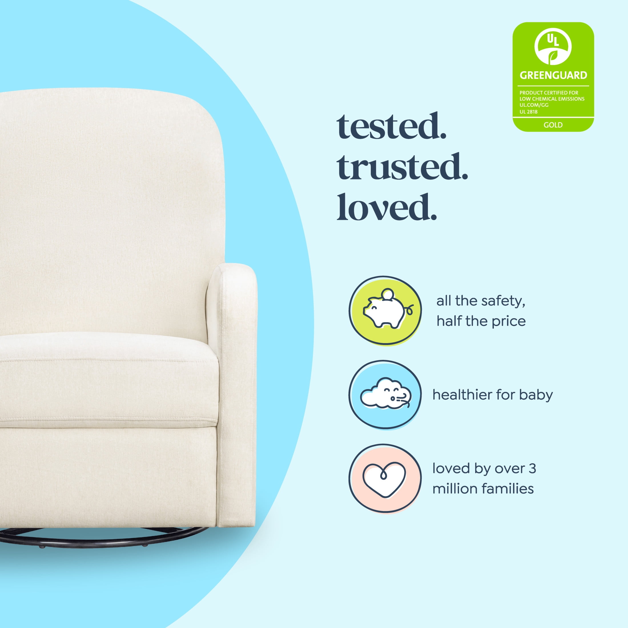 DaVinci Calder Swivel Recliner
