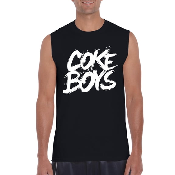 Normal is Boring - Men's Graphic T-Shirt Sleeveless, up to Men Size 3XL - Coke Boys