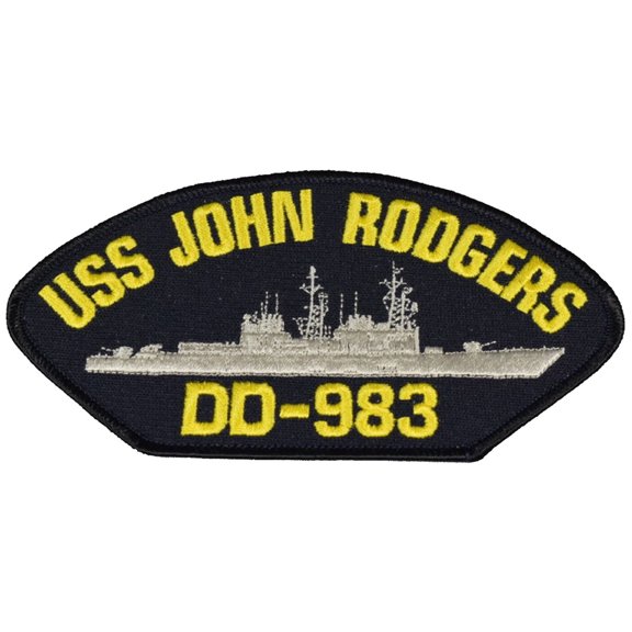 USS JOHN RODGERS DD-983 SHIP PATCH - GREAT COLOR - Veteran Owned Business