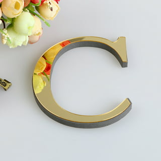 Gold Wall Letters 