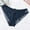 Navy, variant on Womens Underwear Silky Sexy Triangle Lace Solid Color Midriff Brief Microfiber Breathable Panties