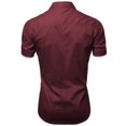 thumbnail image 2 of FashionOutfit Men's Casual Short Sleeve Buttondown Shirts, 2 of 3