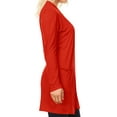 thumbnail image 2 of Women's Casual Long Sleeves Side Pockets Solid Cardigan, 2 of 3