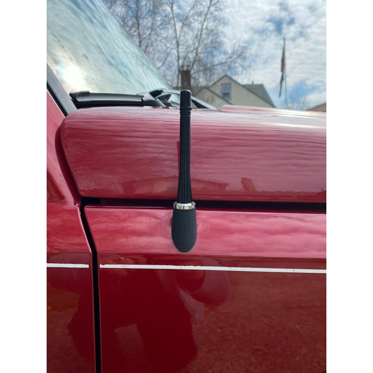 6 3/4" Short Black Stubby Antenna Mast For 2007-2010 Saturn Sky – AM/FM Radio