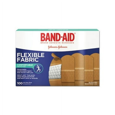 Flexible Fabric Adhesive Bandages 1" x 3", 100/Box
