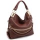 thumbnail image 1 of Bolso Dasein Monederos para mujer de piel vegana color café, 1 of 6