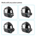 thumbnail image 4 of Advancent casco de la motocicleta barbilla soporte cámara de acción cara a prueba de golpes portátil moto montar soporte actualización Ciclismo Naranja, 4 of 6