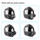 thumbnail image 2 of Soporte de mentón para casco de motocicleta Yuarrent Naranja, 2 of 6