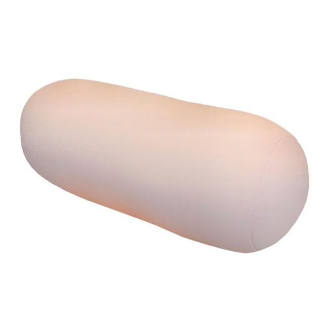 Wartleves Funda de almohada redonda con soporte para el cuello y el cuerpo durante el embarazo, almohada cilíndrica