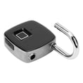 thumbnail image 3 of Candado inteligente con huella dactilar, antirrobo, resistente al agua IP65, indicador LED, recargable por USB, seguridad sin llave, 3 of 8