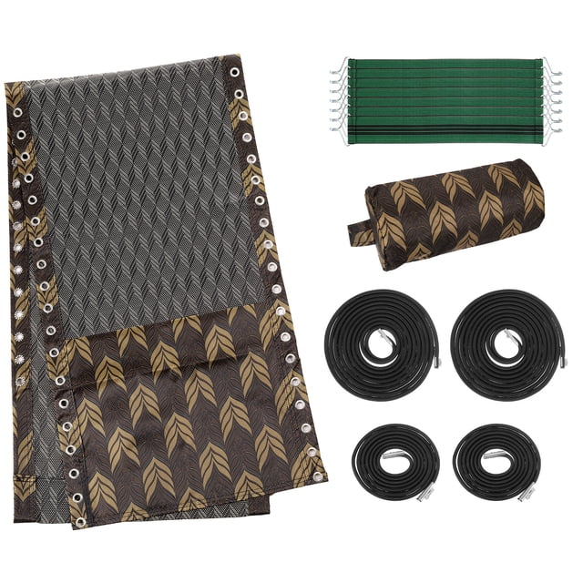 Tela de reemplazo para silla anti-gravedad Uxcell de 63"x17" con kit de cuerdas para patio y piscina, marrón