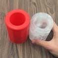 thumbnail image 5 of Red Silicone Ice Glass Mold for Creative Drinks Food Grade and Easy to Use Mold for Summer Beverages, 5 of 8