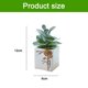 thumbnail image 2 of 2 uds flores falsas simulación suculentas bonsái plantas verdes artificiales adornos creativos, 2 of 5