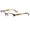Brown, variant on Jones New York Mens Plastic Rectangle Eyewear Frame, Tortoise J753. 52mm
