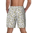 thumbnail image 4 of Uemuo Ducky Pattern Mens Swim Trunks Quick Dry Board Shorts with Mesh Lining, Stretch Beach Shorts Quick Dry No-Chafing Board Shorts-XX-Large, 4 of 9