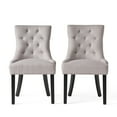 thumbnail image 4 of Glavbiku Modern Fabric Tufted Dining Chairs,Accent Chairs for Living Dining Room,Set of 2,Gray, 4 of 12
