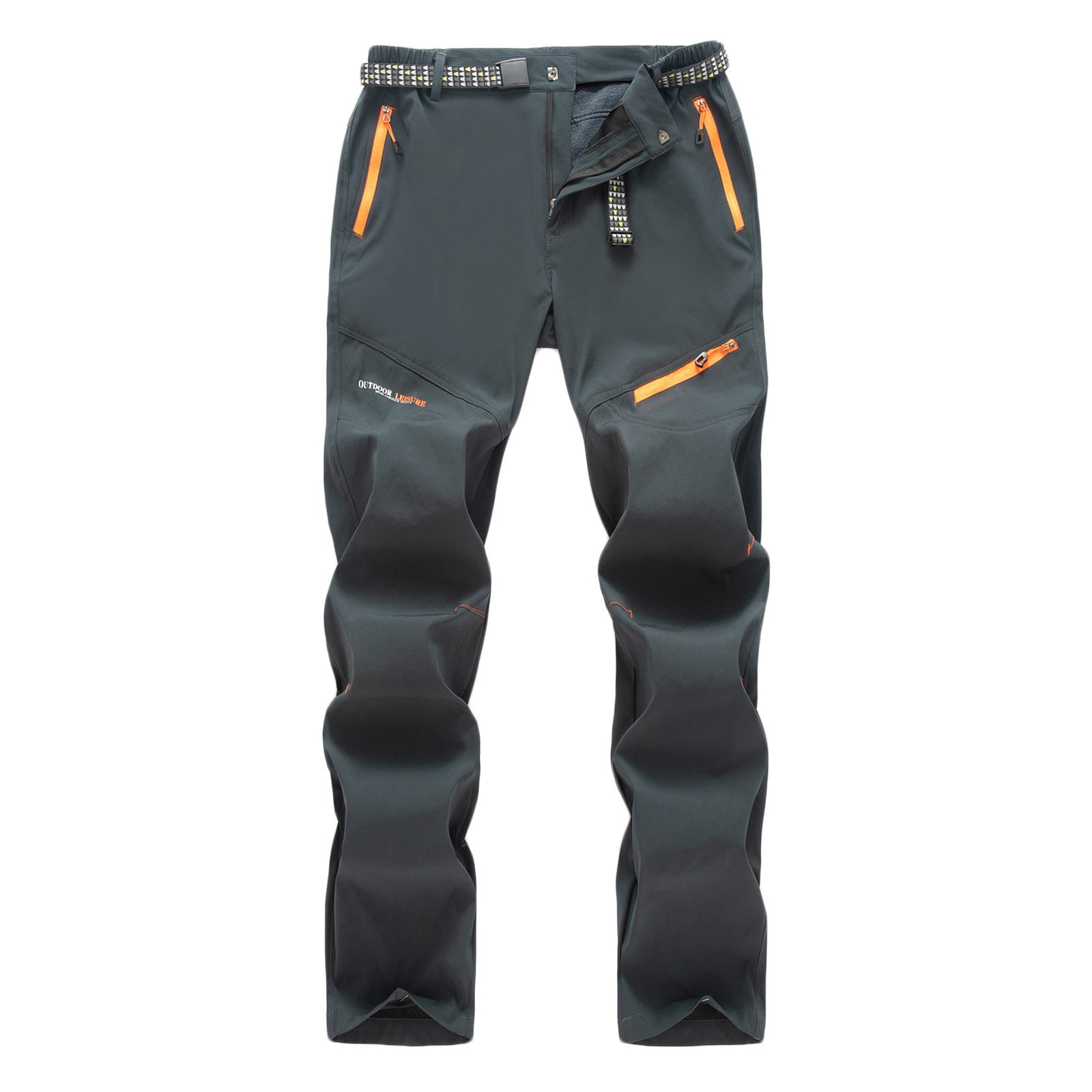 Jgppe Mens Winter Outdoor Pants Fleece Lined Thermal Waterproof Warm ...