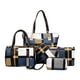 thumbnail image 1 of Conjunto de estuche para llaves Sonducket con monedero y bolso de PU azul, 1 of 6