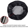 thumbnail image 3 of Cubierta para rueda de repuesto de 17 pulgadas, cubierta para rueda de cualquier diámetro (80 cm-83 cm/32"), impermeable, a prueba de polvo, de PVC, para protección de coche., 3 of 5