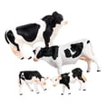 thumbnail image 4 of 4pcs Mini Farm Animals Figure Realistic Cow Party Favors Decoration, 4 of 6