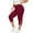 Yoga 141#Red, variant on Women's Leggings High Waisted for Side Split Design Breathable Comfort Activewear Stretchy for Gym Fitness 2XL