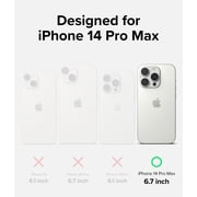 Ringke Silicone Case Compatible with iPhone 14 Pro Max Case 6.7 Inches - Black