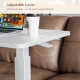 thumbnail image 3 of GIANNA Overbed Bedside Table & Chair, Adjustable Hospital & Home Use Bed Table with Wheels, Rolling Laptop Table, Mobile Standing Desk, 3 of 7