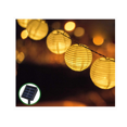 thumbnail image 3 of Guirnalda de luces LED solares para exteriores, impermeables, decorativas, plegables, para decoración de jardín (blanco cálido, 5 m), 3 of 5