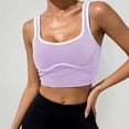 thumbnail image 2 of WEIWEN Womens V Neck Tank Tops Dressy Summer Sleeveless Tops Slim Fit Casual Going Out T Shirts 2026 Trendy Basic Cami Tanks Woman Blouses Light Purple, M, 2 of 5