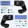 thumbnail image 3 of Webcam 1080P with Microphone, Fapreit USB PC Webcam Full HD Web Cameras for Computers Desktop Webcam, Plug and Play, Auto-Focus Web Camera for Video Calling, Conferencing, Recording, Gaming, 3 of 10