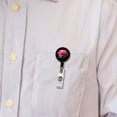 thumbnail image 5 of Peony Flower Photo Retractable Reel ID Badge Key Card Name Tag Holder with Clip, 5 of 7