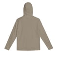 thumbnail image 4 of Long Sleeve Sun Protection Shirts for Men UV Spf Upf 50+ Rash Guard Shirts with Face Cover Long Sleeve Cooling Hoodies Lightweight Sun Protection T-Shirts,Khaki L, 4 of 4
