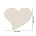 thumbnail image 3 of Heart Shaped Bulletin Board with Backing, Pin Board Tile for Wall Decor and Photo Display Board, 3 of 6