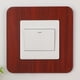 thumbnail image 3 of Pegatina decorativa para interruptor, cubierta protectora, luz de lujo, moderna, simple, de color sólido, placa de aluminio acrílico, marco de enchufe, 3 of 6