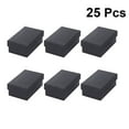 thumbnail image 4 of 25PCS Large Size Jewelry Box Black Kraft Paper Ring Stud Earrings Necklace Jewelry Box Storage Box(Black), 4 of 6